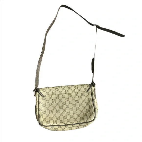 Monogram Brown Crossbody Purse Bag - Picture 2 of 4